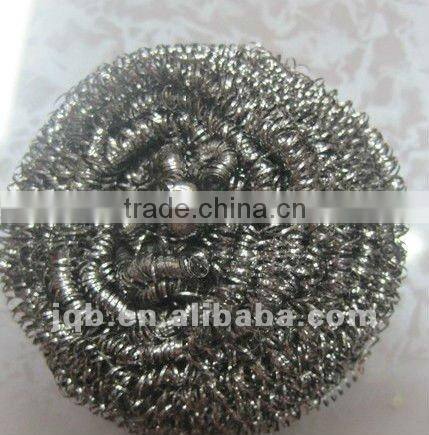 Stainless steel scouring pads for kitchen utensil
