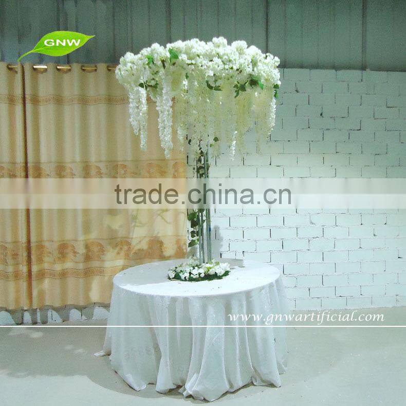 GNW FLW1503 Wedding Decoration Table Centerpiece Artificial Flower Making for Indoors Wisteria Flowers Manufacturer in China