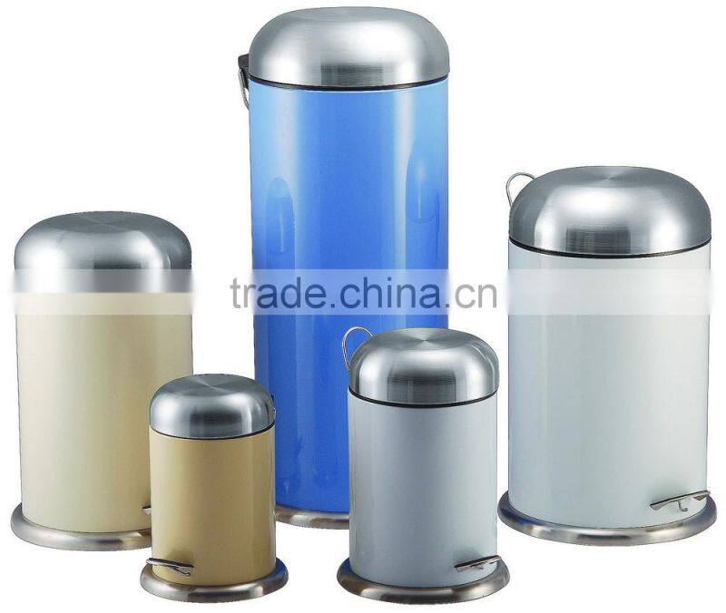 Stainless Steel Trash Can with Food Pedal