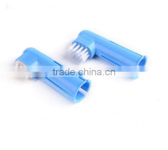 plastic pet tooth brush nail brush set