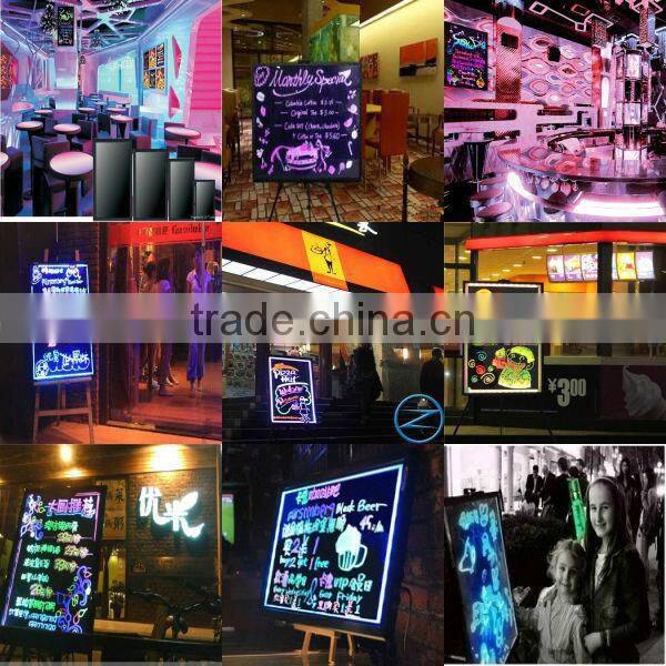 led writing board for advertising