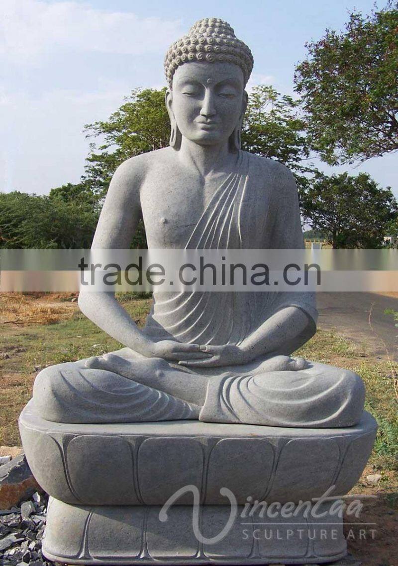 2015 high quality home decor white marble myanmar buddha statue