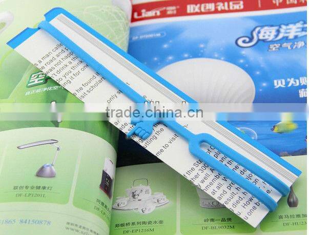 2016 fashion silicone funny bookmark