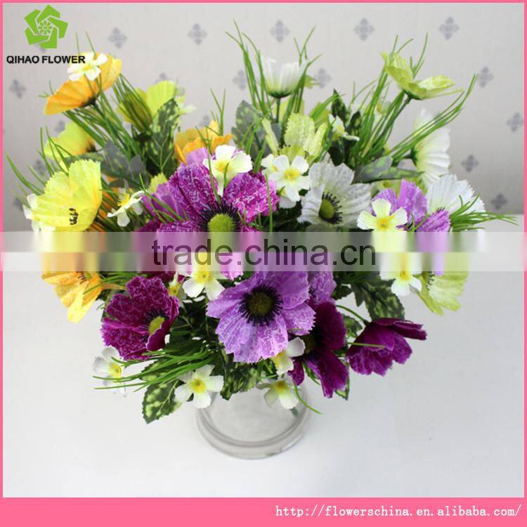 silk flowers bouquet decorative landscaping fabric flowers