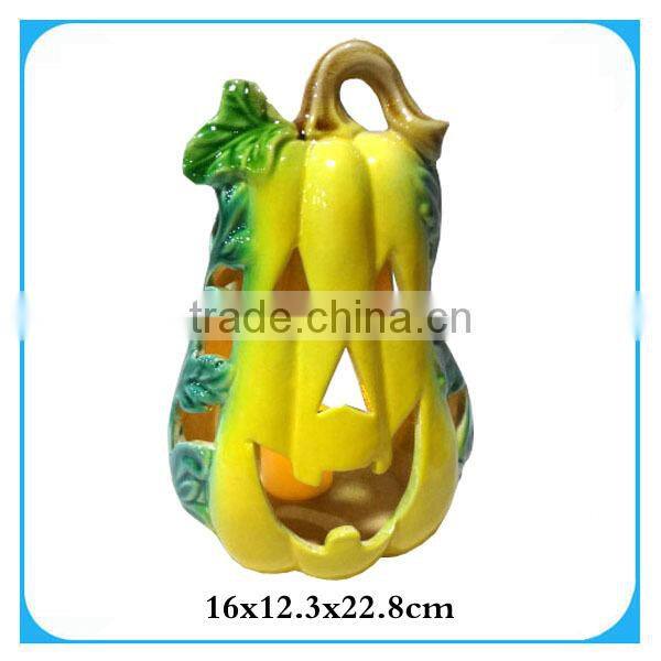 ceramic pumpkin light halloween