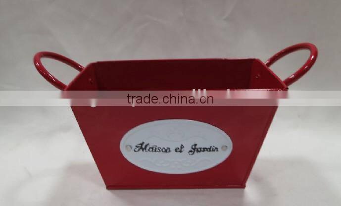 plant zinc pot/planter