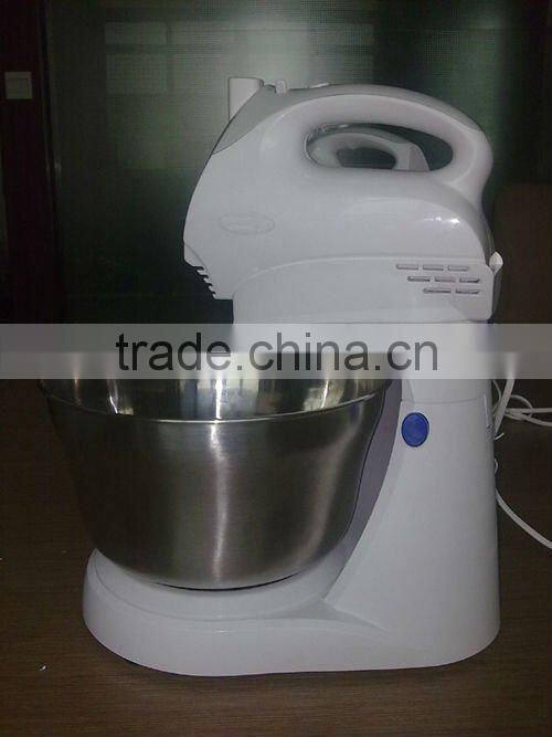 stand mixer with stainless steel bowl