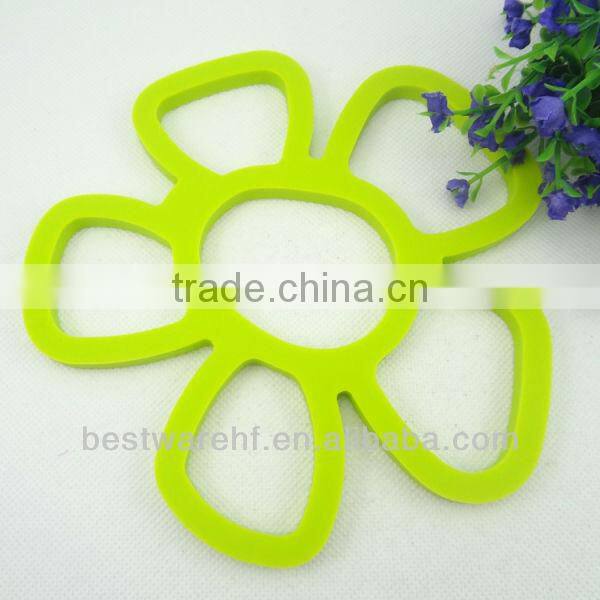 non-stick sunflower silicone hot pot mats