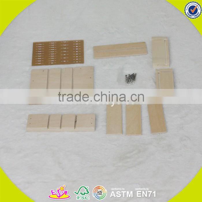 2017 new fashion children toys wooden coin bank W03B050