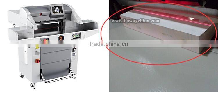 10'' Touch screen Hydraulic Programmed 88mm Height 670mm Paper Cutter