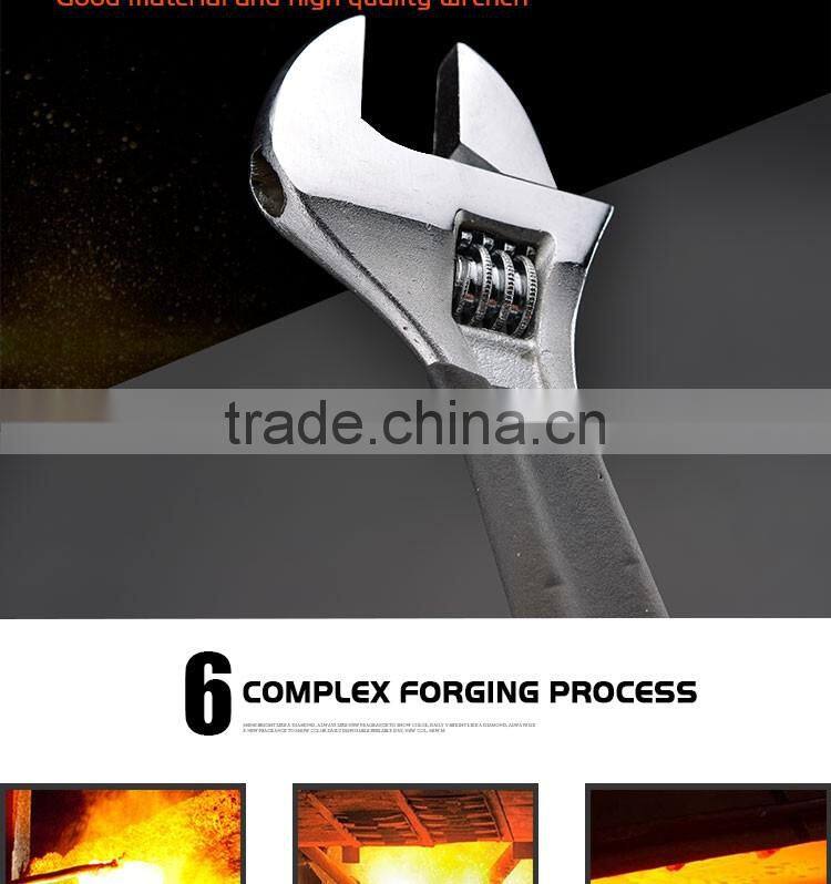 Professional Dipped Handle Adjustable Wrench