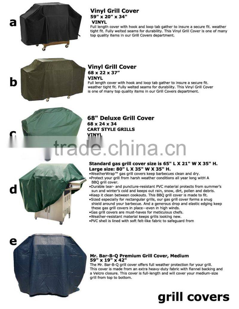 Large environmental plastic waterproof patio furniture covers