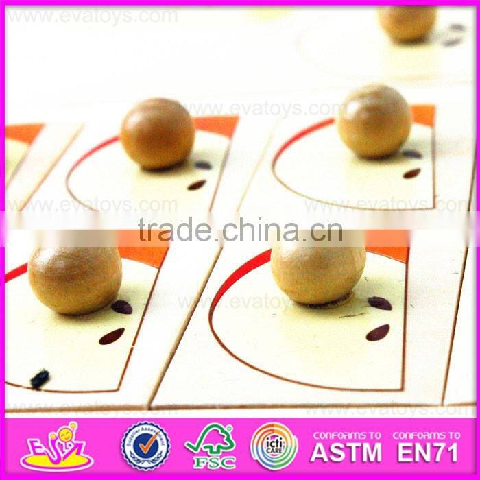 2017 New design children matching toy wooden knob puzzle W14M117