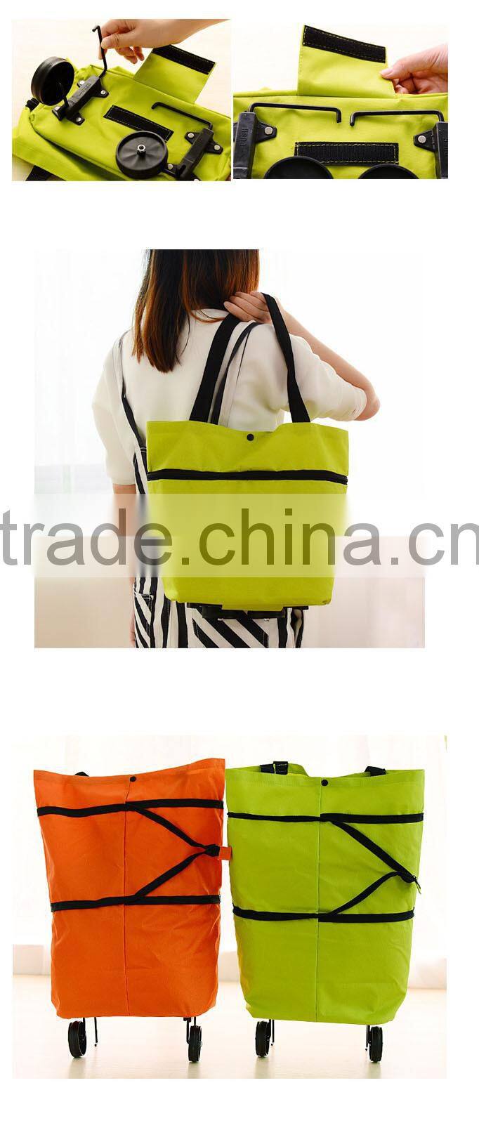 Travel Grocery Bag With Wheels