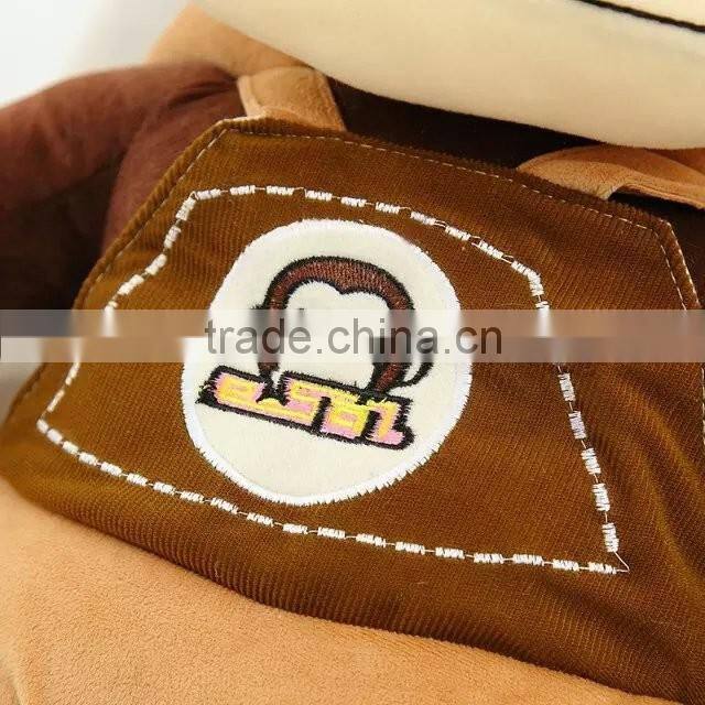 2016 lovely animal toy plush monkey in China