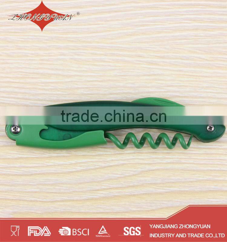 high quality novelty wine opener corkscrew with knife