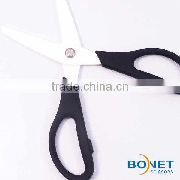 S53102CP 7-7/8" black handle kitchen professional ceramic scissors