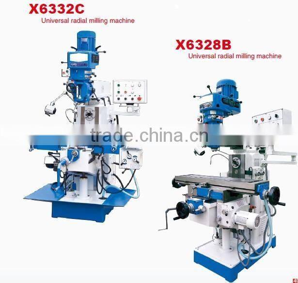 Universal radial milling machine X6332C X6328B, table 1270x320 1120x260mm