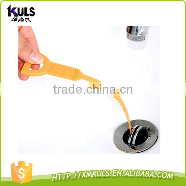 Creative sewer pipe cleaning hook dredge drains plastic hook