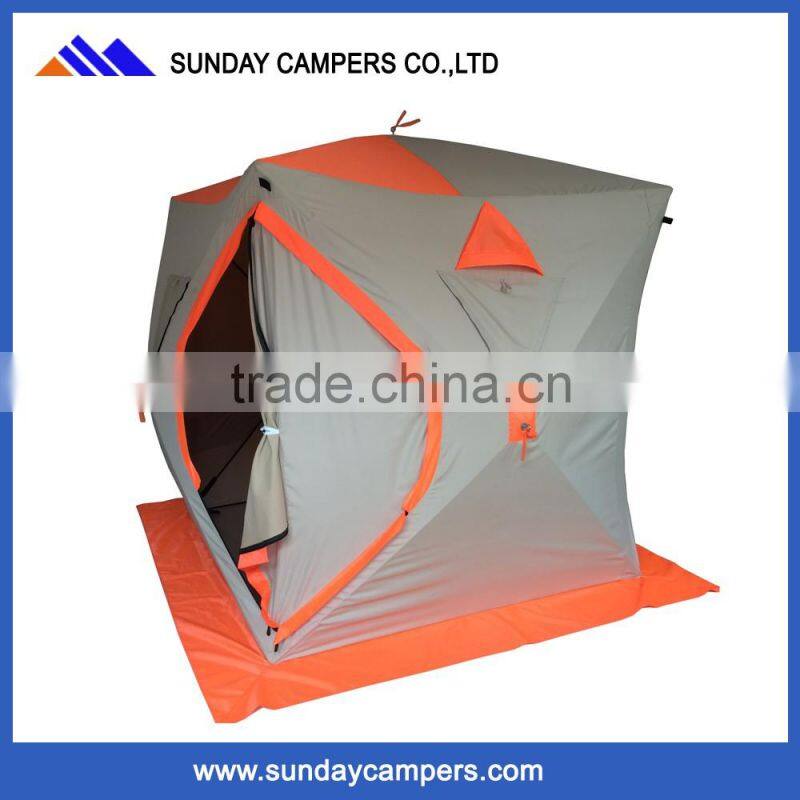 Beijing company personalized colorful pop up ice fishing tent insulated