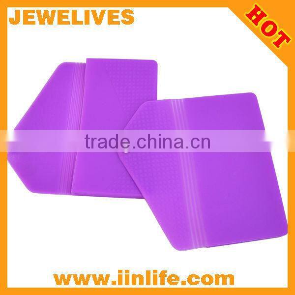 Lovely food grade silicone money bag for lady