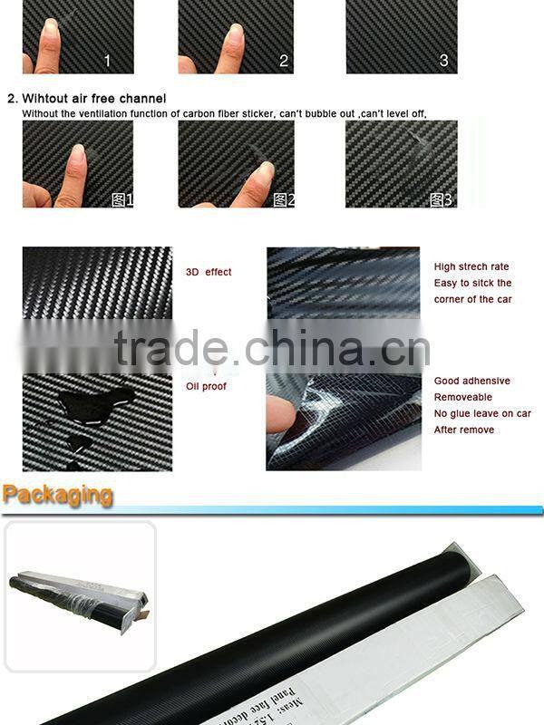 auto carbon fiber car wrap vinyl film