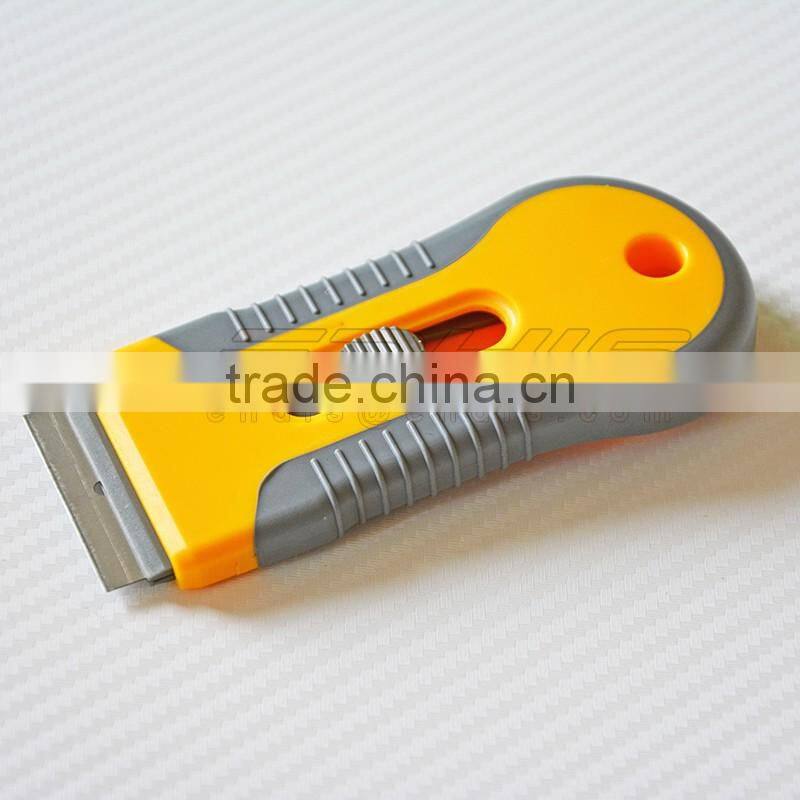 glass scraper /knife putty / squeegee rubber with 1.5 inch stainless steel blade