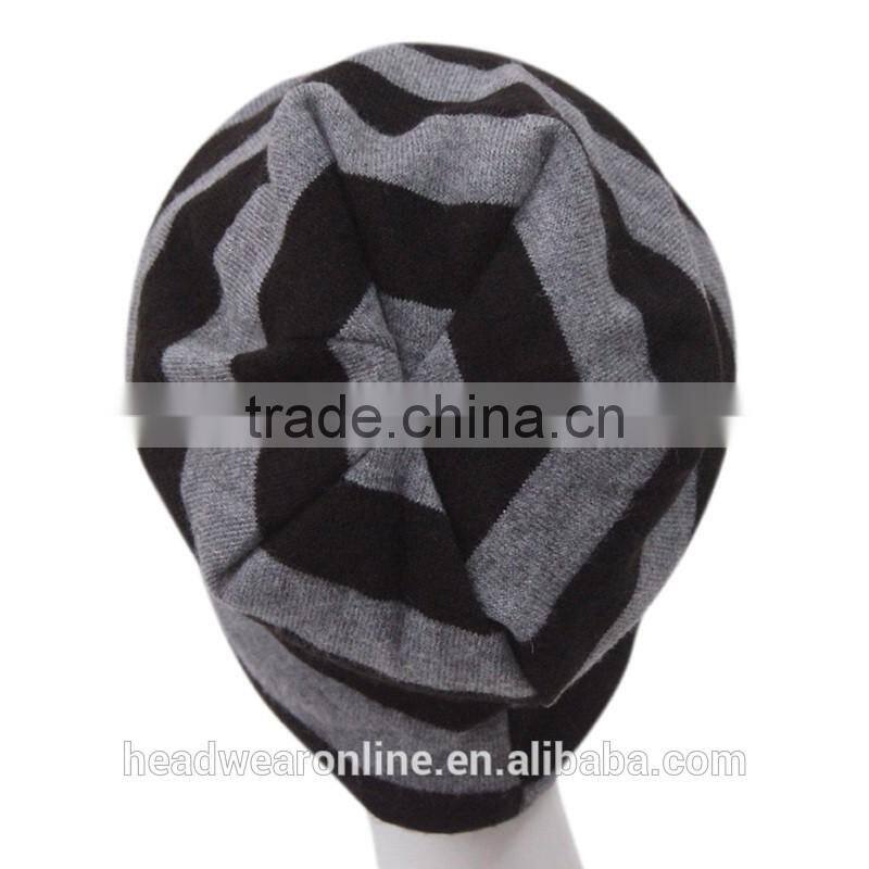 Ski Knitted Beanie Skull Cap For Woman