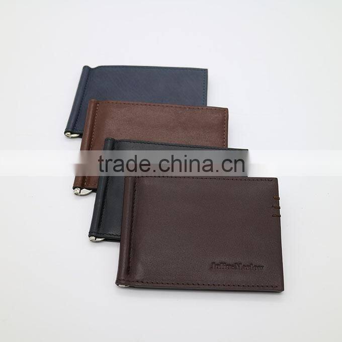 J0730a Genuine Leather Money Clip