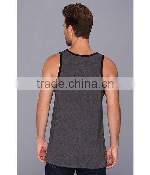 Screen Printing Logo Men Custom Muscle Tank Top Wholesale