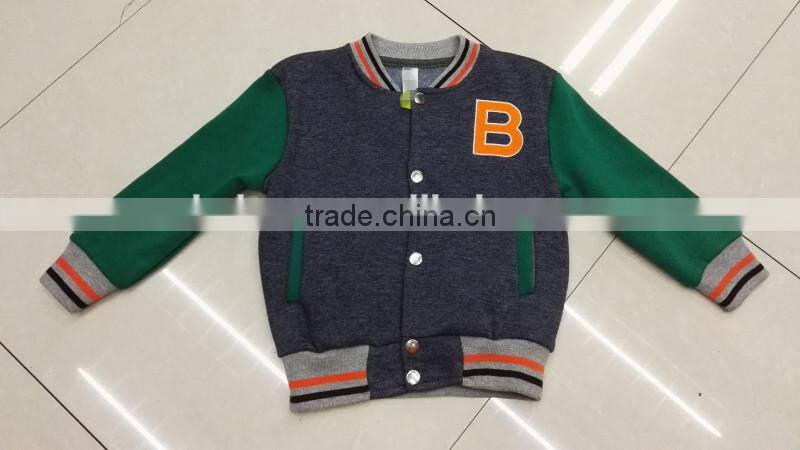 Clothing stock lot children hot sale fashion design compound jacket