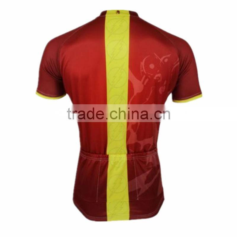 New mens cycling jersey bike clothing rider shirt the flash 2014