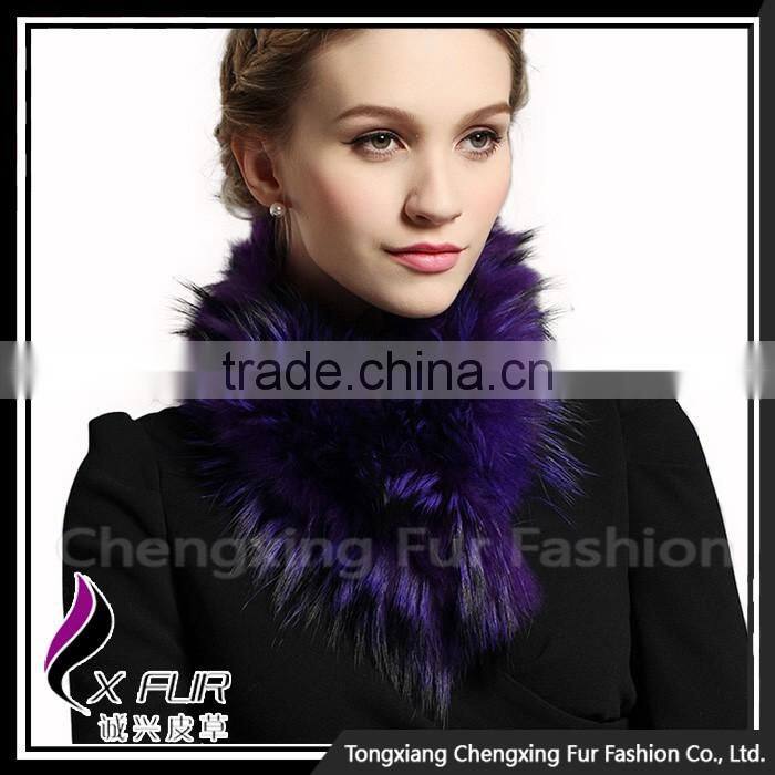 CX-S-47B Hot Selling Custom Color Raccoon Fur Trim Strips