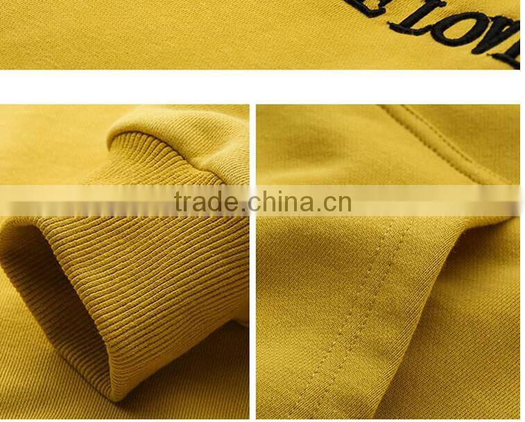 2017 fashion streetwear hoodies sweatshirts women with embroidery design