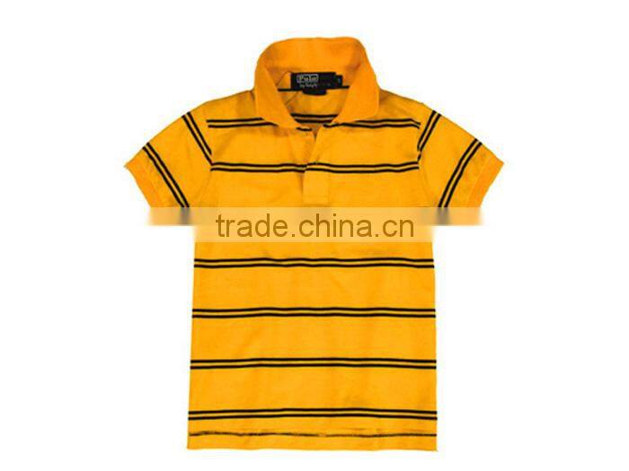 High Quality striped wholesale children polo shirt cotton