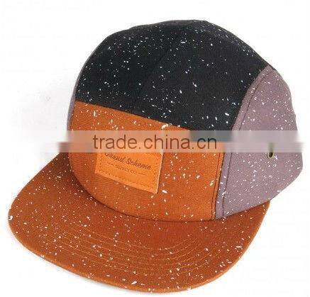 Embossed leather patch rhinestone wholesale caps and hats