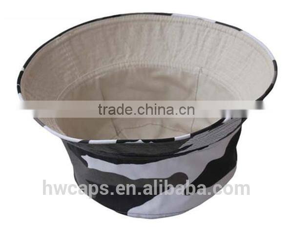 Fashion wholesale custom fisherman camo bucket hat