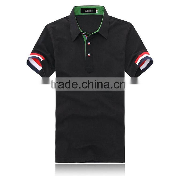 2017 Fashionable 95% polyester 5% spandex polo shirts