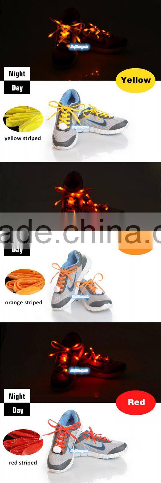 Color Pink Boys Girls Kids Light Up Glow LED Shoelaces Flash Party Disco Shoe Laces Shoe Strings lacets - eBay/Amazon Supplier