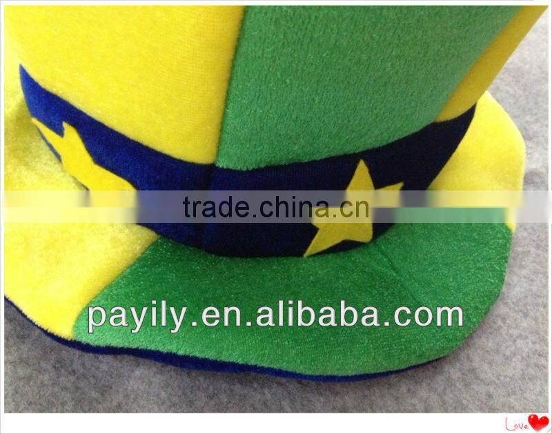 Flag football shaped hat carnival football hat