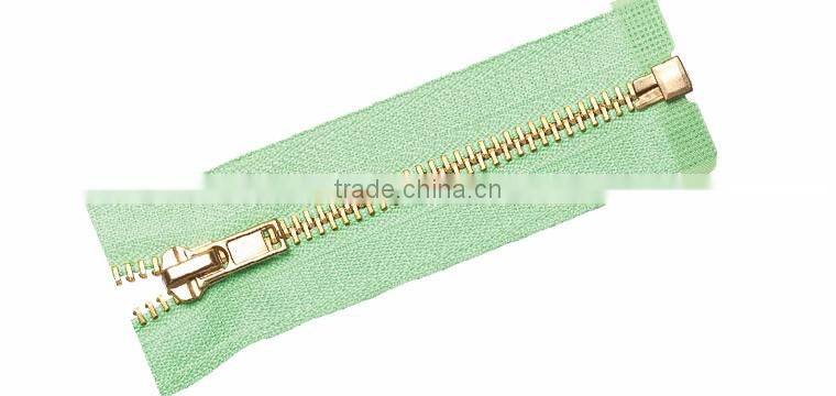 #4 O/E Brass Metal Zippers