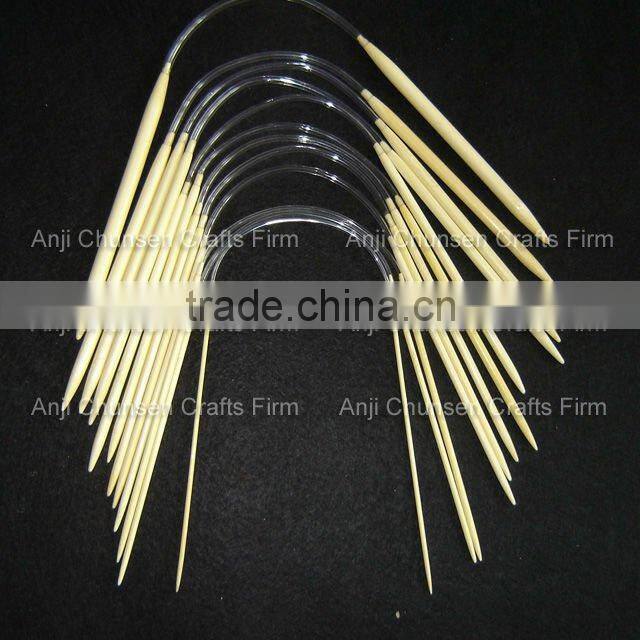 Natural Bamboo Circular Knitting Needles