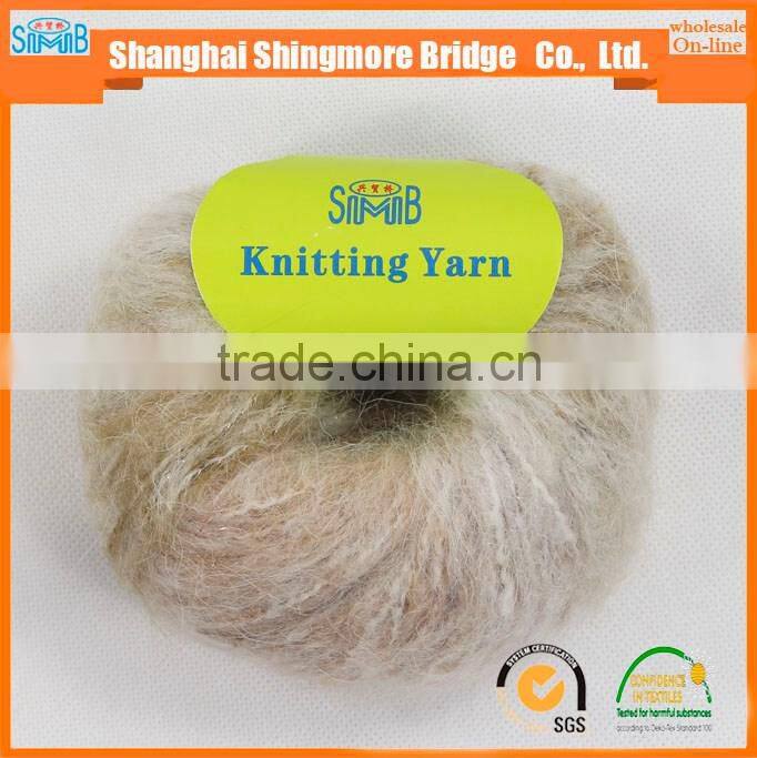 hot selling mohair yarn for hand knitting sweater and scarf with cheap price
