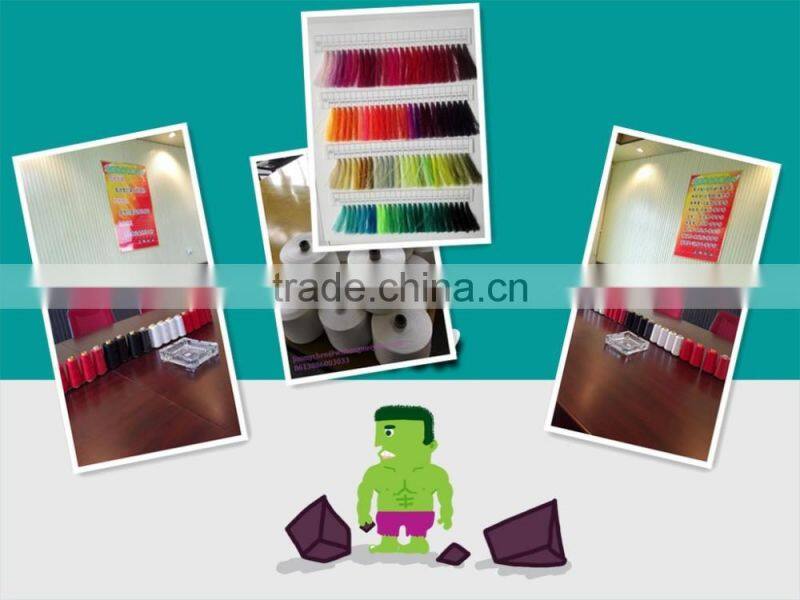 Dyed polyester black yarn and color sewing thread 40s2