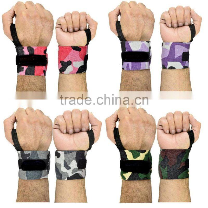 Customize Camoflague Wrist Wraps , Gym Wrist Wraps, Crossfit Camo Wrist Wraps