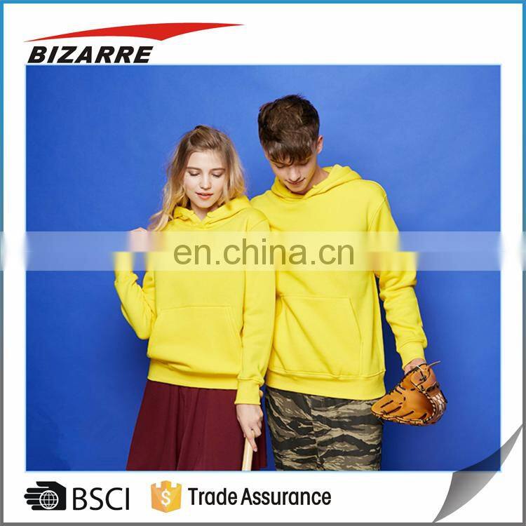 Custom Multicolor Pull over Unisex Cotton Blank Hoodies With No Labels