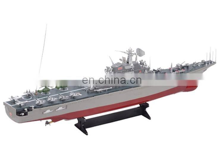 Remote Control Boats Hengtai Upgraded 1:275 Remote Control Model Aircraft Carrier High Speed RC Boat
