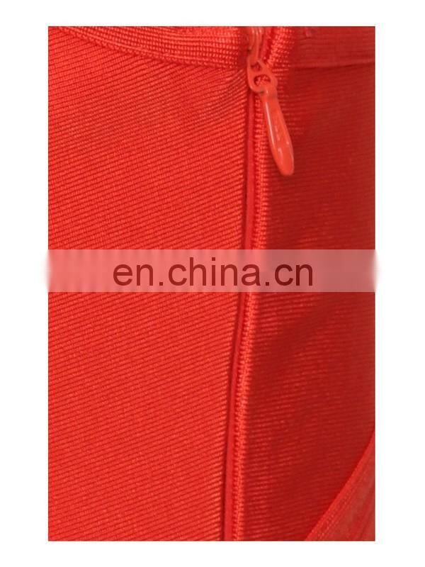 Amigo 2017 new style orange midi sexy mermaid bandage dress fish strap elegant evening dresses for women party wear