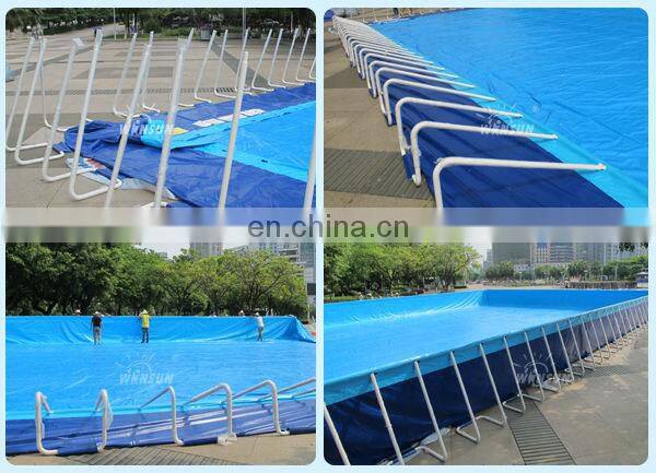 Inflatable Steel Frame jacuzzi ground Pool for holiday time