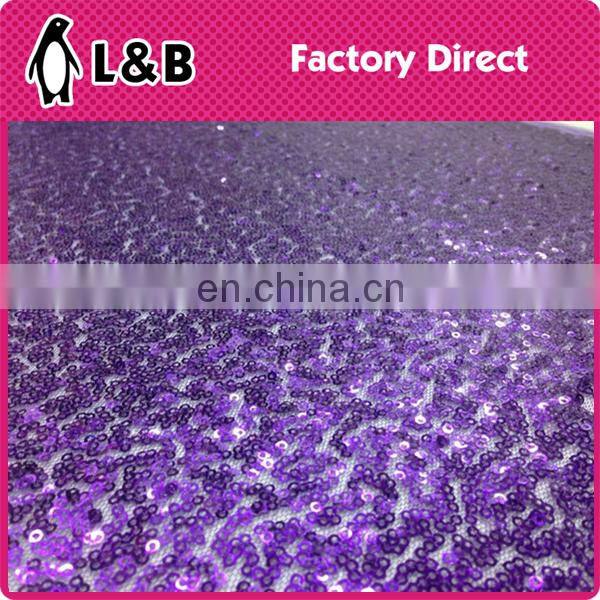 2017 High quality fashion colorful sequin embroidery fabric